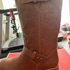 Coach calf boots